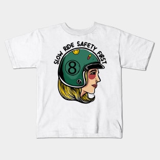 Slow ride Kids T-Shirt